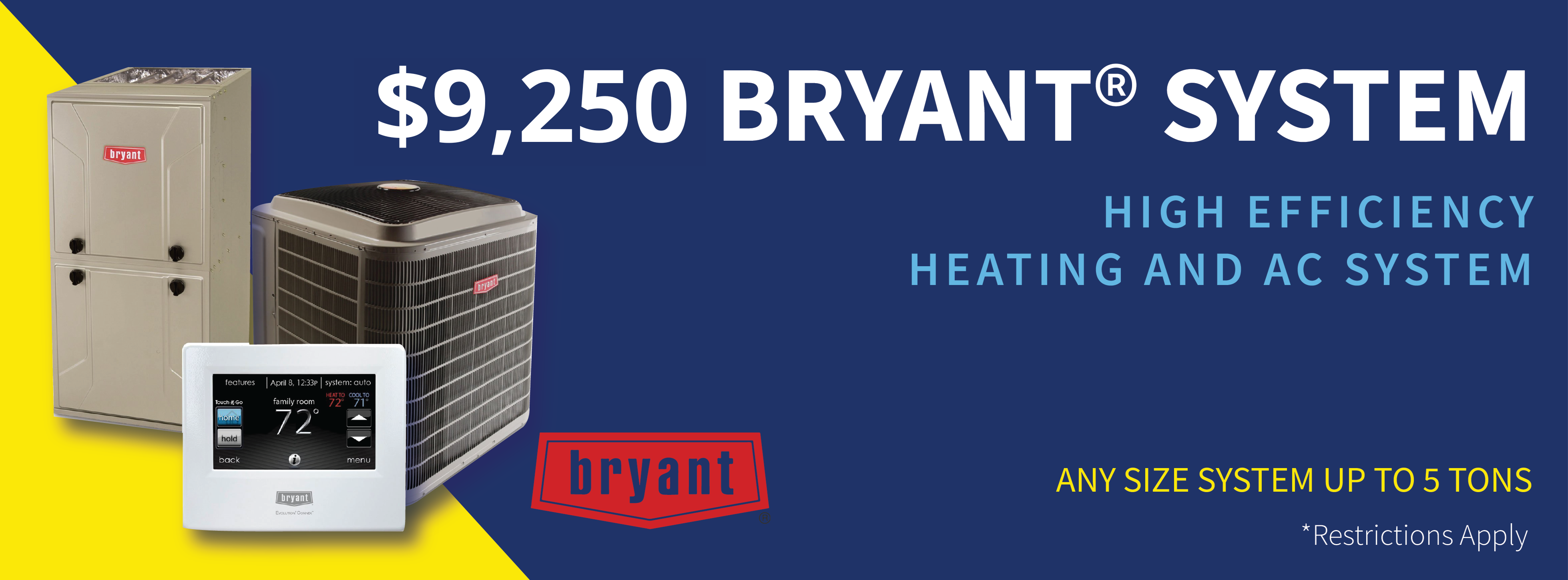 Bryant Heating & AC System Specials